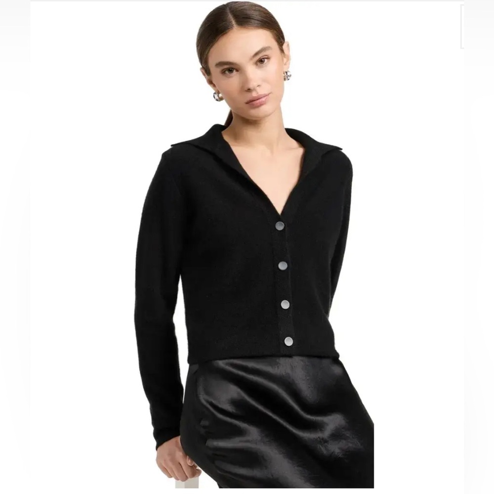 Vince Polo button cashmere cardigan